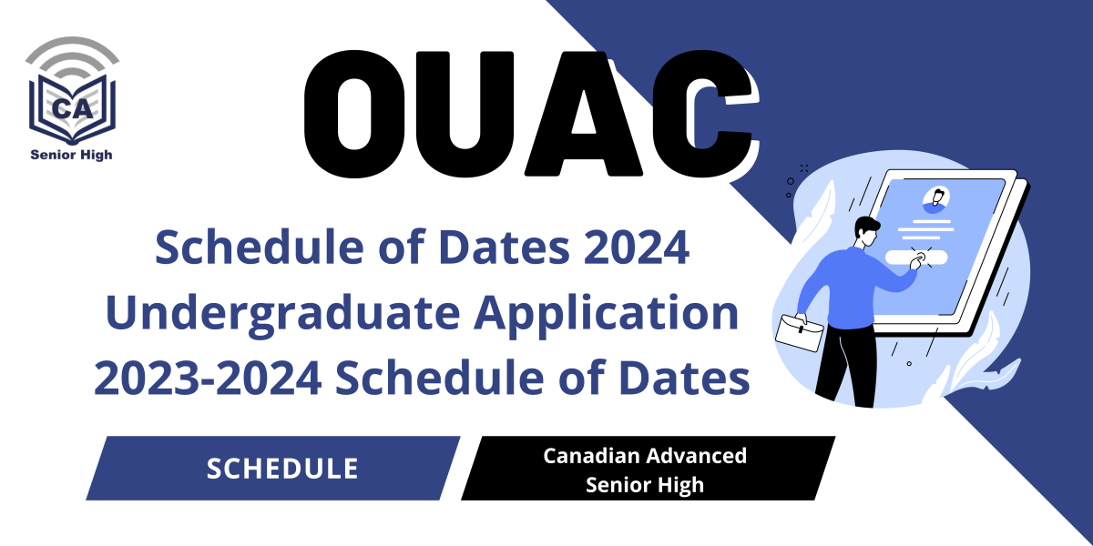 Undergraduate Application 2023-2024 Schedule of Dates